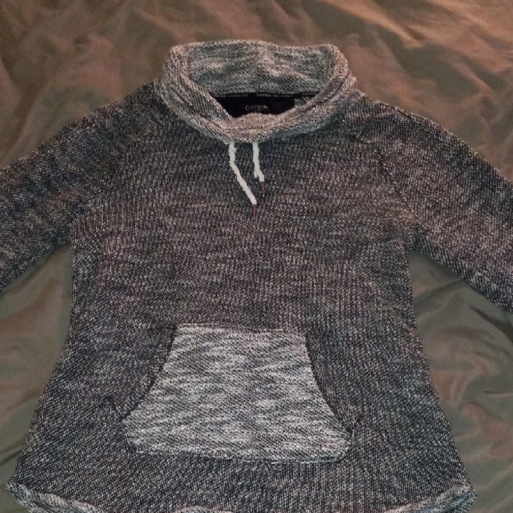 Calvin Klein Performance Gray Cowl Neck Sweater